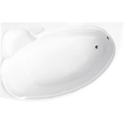 Besco Finezja Nova baignoire d’angle 154.5x95 cm côté gauche blanc #WAF-155-NL