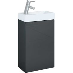 Elita Young Basic lavabo avec meuble 40.2 cm anthracite RE166042006610