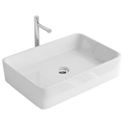 Rea Anita lavabo 48.5x37.5 cm rectangulaire à poser blanc brillant REA-U0669
