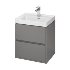 Cersanit Crea szafka 50 cm podumywalkowa wisząca szary mat S924-015