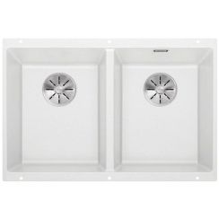 Blanco Subline 350/350-U évier en granit 70.5x40 cm blanc 523578