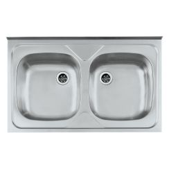 Alveus Primal évier en acier inoxydable 80x50 cm 1124507
