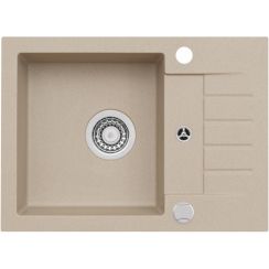 Alveus Amaro évier en granit 58x42 cm beige 9913355