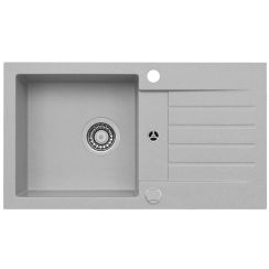 Alveus Amaro évier en granit 75x42 cm gris/graphite/onyx 9923381