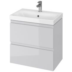 Cersanit Moduo lavabo avec meuble 60 cm grise S801-226-DSM