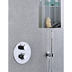 Paffoni Light mitigeur bain-douche encastrée oui chrome LIQ018CR