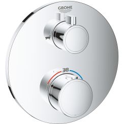 Grohe Grohtherm mitigeur bain-douche encastrée oui StarLight Chrome 24077000