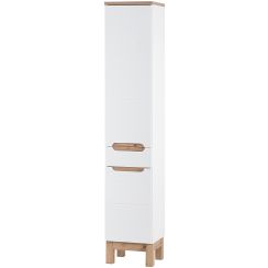 Comad Bali White armoire 35x33x187 cm latérale sur pied blanc-chêne BALIWHITE800