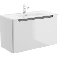 Oltens Jog lavabo 81x39 cm rectangulaire de meuble blanc 41204000