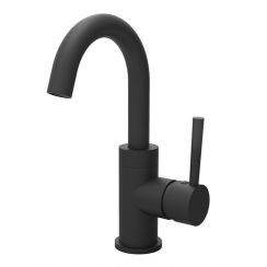 Besco Illusion mitigeur de lavabo sur pied noir BU-III-CZ