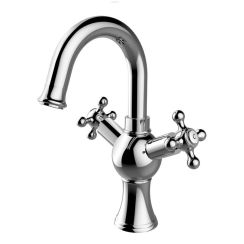 Besco Retro mitigeur de lavabo sur pied chrome BU-RII-CH