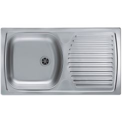 Alveus Basic évier en acier inoxydable 78x43.5 cm 1083404K