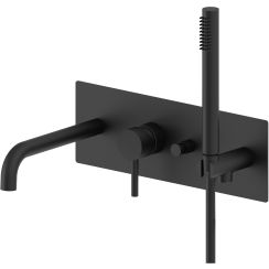 Paffoni Light mitigeur bain-douche encastrée noir LIG001NO