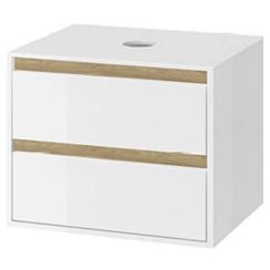 Excellent Tuto armoire 60x45.7x49.4 cm sous-lavabo suspendu blanc-chêne MLEX.0104.600.WHBL