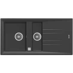 Teka Stone évier tegranit 100x51 cm gris/graphite/onyx 115360013
