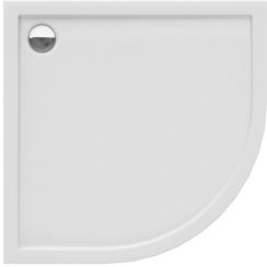 New Trendy Cantare receveur de douche semi-circulaire 90x90 cm blanc B-0382