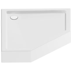 New Trendy New Azura receveur de douche pentagonal 100x80 cm blanc B-0416