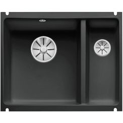 Blanco Subline 350/150-U évier en céramique 56.7x45.6 cm noir 523747