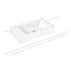 Kaldewei Puro lavabo 55x30 cm rectangulaire à poser blanc 906906013001