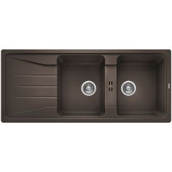 Blanco Sona 8 S évier en granit 116x50 cm marron 519706
