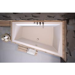 Besco Intima baignoire d’angle 180x125 cm côté droit blanc #WAID-180-SP