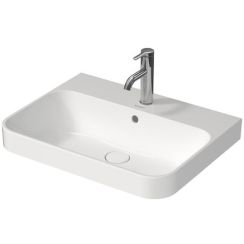 Duravit Happy D.2 lavabo 60x46 cm rectangulaire à poser blanc 23606000601