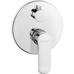 Invena Siros mitigeur bain-douche encastrée chrome BP-90-CO2