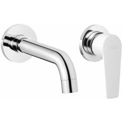 Invena Dokos mitigeur de lavabo encastrée chrome BP-19-U01