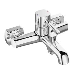 Laveo Pola mitigeur bain-douche murale chrome BAP010D