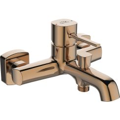 Laveo Pola mitigeur bain-douche murale doré BAP810D