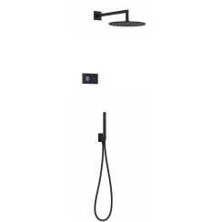 Tres Shower Technology ensemble de douche encastré avec thermostat oui noir 092.885.58.NM