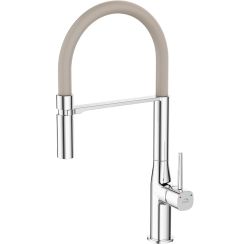 Laveo Pola mitigeur de cuisine sur pied beige BAP478D