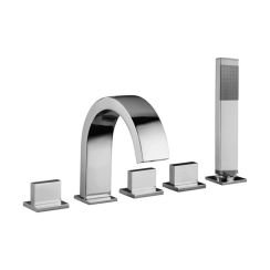 Paffoni Level mitigeur bain-douche pour baignoire chrome LEP044CR