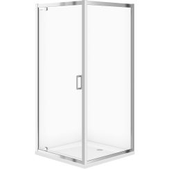 Cersanit Arteco cabine de douche 90x90 cm carrée chrome brillant/verre transparent S157-010