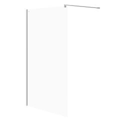 Cersanit Mille paroi de douche walk-in 120 cm chrome brillant/verre transparent S161-002