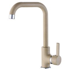Laveo Lena mitigeur de cuisine sur pied beige BKU465D