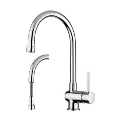 Paffoni Stick mitigeur de cuisine sur pied chrome SK185CR