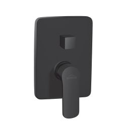Invena Siros mitigeur bain-douche encastrée noir BP-90-4K2