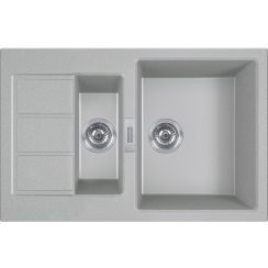 Franke Sirius 2.0 évier tectonite 78x50 cm gris/graphite/onyx 143.0618.684