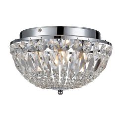 Markslöjd Estelle plafonnier 3x28 W chrome-transparent 105796