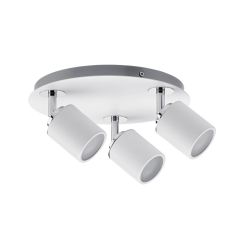 Paulmann Spotlight plafonnier 3x10 W blanc-chrome 66719