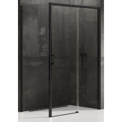New Trendy Prime Black kabina prysznicowa 130x80 cm prostokątna prawa czarny mat/szkło przezroczyste D-0323A/D-0128B