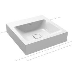 Kaldewei Cono lavabo 50x50 cm carrée à poser blanc 908406003001