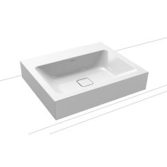 Kaldewei Cono lavabo 60x50 cm rectangulaire à poser blanc 902106003001