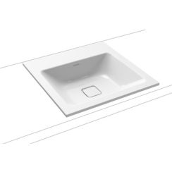 Kaldewei Cono lavabo 50x50 cm carrée encastrée blanc 908206003001