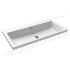 Kaldewei Puro lavabo 90x46 cm rectangulaire à poser blanc brillant 900506003001