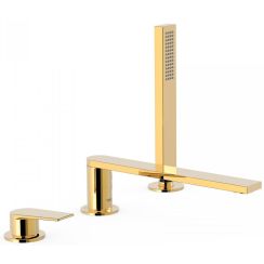 Tres Project mitigeur bain-douche pour baignoire doré 211.161.03.OR