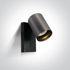 One Light Elatos applique murale 1x10 W noir-gris 65105NA/MG