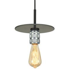 Altavola Design Techno Loft lampe suspendue 1x60 W chrome-fumé LA017/P_chrom