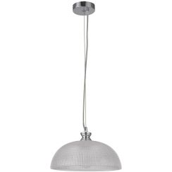 Rabalux Petrina lampe suspendue 1x40 W chrome-transparent-satin 5459